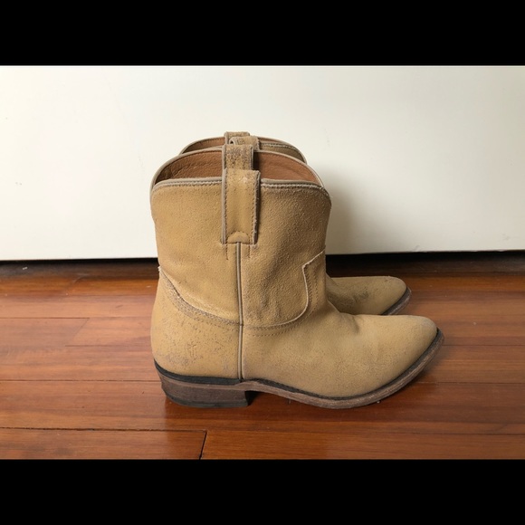 Frye camel western ankle boots size 9.5 - Picture 2 of 6